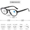 VEVESMUNDO Round Blue-Light-Blocking Folding Reading Glasses, 3-Pack, +1.5 view 2
