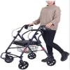 HWSY Rollator Walker, Upright, Ultra-Lightweight Aluminum, 4-Wheel Walker for Seniors view 3