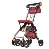 HWSY Folding Rollator with Seat, Storage Bag and Dual Braking System view 1