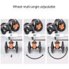 HWSY Folding Rollator with Seat, Storage Bag and Dual Braking System view 3