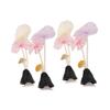 Silicone Lotus Leaf Mushroom Aquarium Decorations, 4-Piece Set, Luminous view 1