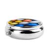 Small Metal Pill Case with Construction Helmets, 3 Compartments view 3