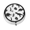 Dinosaur Leaf Pill Organizer, 3 Compartments view 1