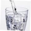 FOMIYES Acrylic Fake Ice Cubes, 50 Pieces, 20 mm, Clear view 2