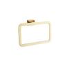 FFOCCO Gold Square Wall-Mounted Towel Ring view 1