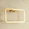 FFOCCO Gold Square Wall-Mounted Towel Ring view 3