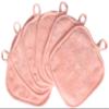BloomSesame Reusable Microfiber Makeup Remover Cloths, Orange, 6-Pack, 13 x 13 cm view 1