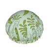 Blue Green Pea Leaf Reusable Shower Cap view 1