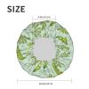 Blue Green Pea Leaf Reusable Shower Cap view 2