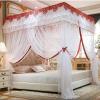 BUJOG Princess Bed Canopy, Double-Layer Mosquito Net with Bed Curtains, Dust Blocking, for King-Size Beds, with Holder, 1.8 x 2.2 m view 2