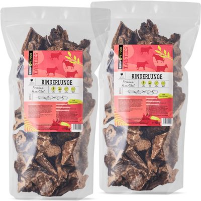 FAVLY Premium Beef Lung 2x900g for Dogs