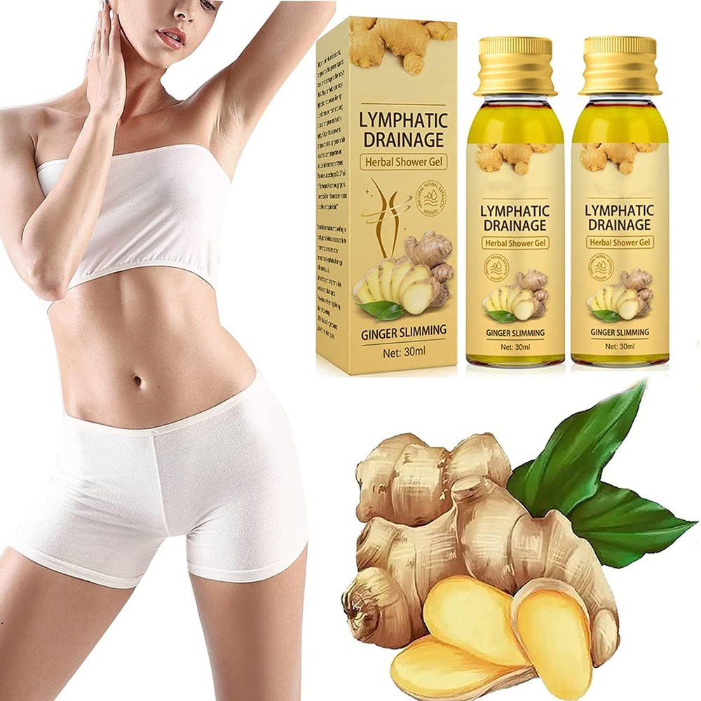 Lymphatic Detox Ginger Herbal Shower Gel