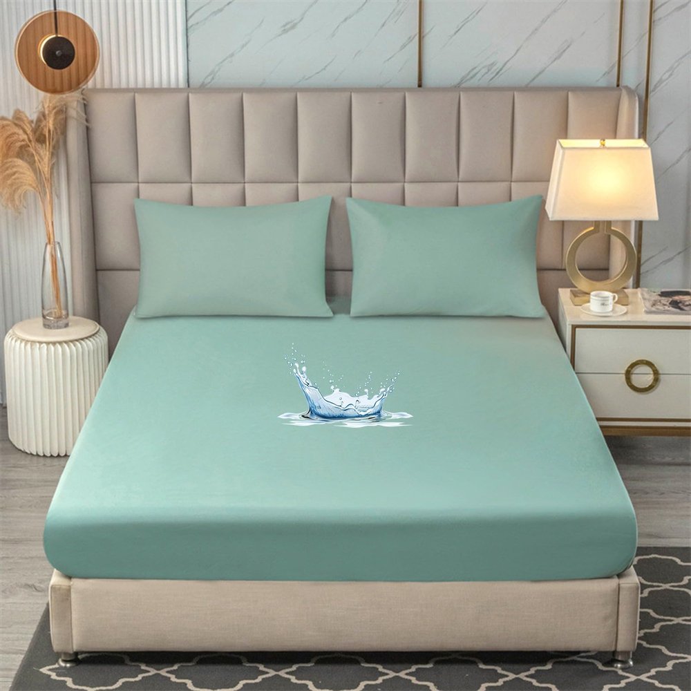 SWONE Waterproof Mattress Topper Protector, Incontinence Pad, Breathable, Body-Conforming, Hypoallergenic (C, 120 x 200 cm)