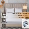 SWONE Waterproof Mattress Protector, Machine Washable, Breathable, Hypoallergenic (A, 150 x 200 cm) view 2