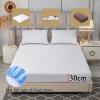 SWONE Waterproof Mattress Protector, Machine Washable, Breathable, Hypoallergenic (A, 150 x 200 cm) view 4