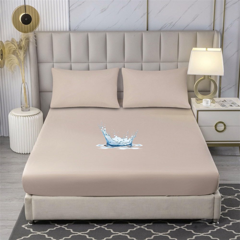 SWONE Waterproof Mattress Protector, Machine Washable, Breathable, Hypoallergenic, 180 x 200 cm (D)