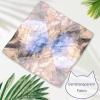 Dog Bandanas with Wildlife, Forest, and Bird Designs, Chiffon Triangle Bibs, 2 Pieces view 4