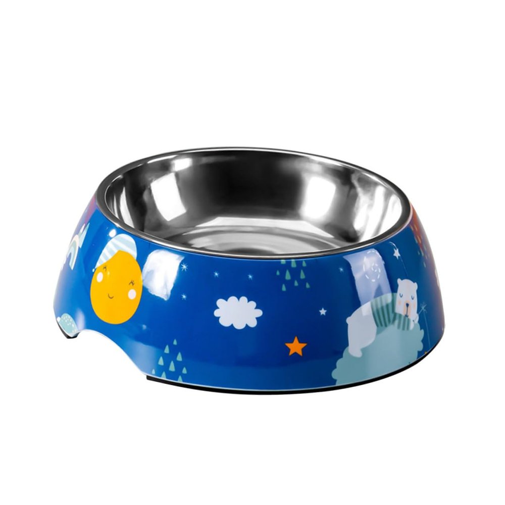 Stainless Steel Dog Bowl, Large Capacity, Tip-Resistant, 1 Piece