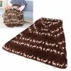 UPQRSG Thick Fleece Wheelchair Blanket, Warm Plush Leg Wrap, Brown view 4