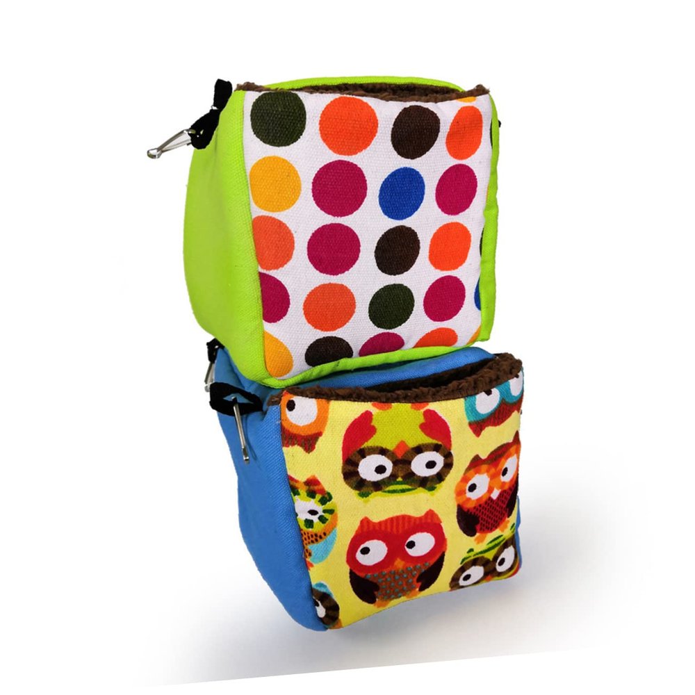 Mipcase Warm Plush Pet Bed with Cartoon Design