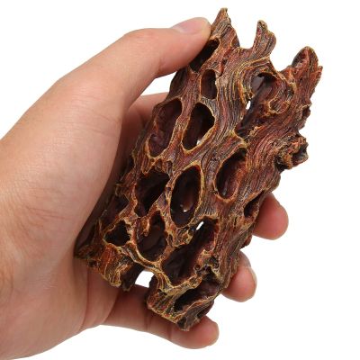 Tyenaza Hollow Tree Stump Aquarium Decor