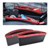 CGEAMDY Car Seat Gap Storage Organizer, Front Seat Gap Filler, Red view 1