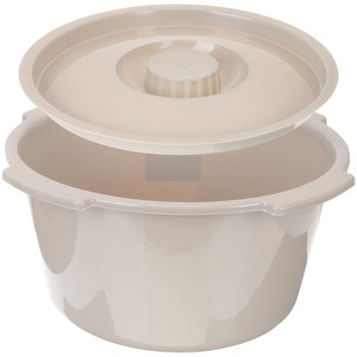Portable PP Commode Bucket with Lid