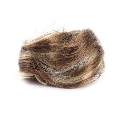 Messy Wavy Curly Scrunchie Clip-In Claw Hair Bun