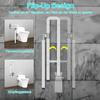 Herrselsam 60 cm Wall-Mounted Folding Toilet Support Grab Bar, Non-Slip, 200 kg Capacity, 1 Pack view 3