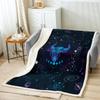 Taurus Psychedelic Celestial Throw Blanket, 130 x 150 cm view 2