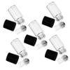 Small 2 ml Glass Roll-On Bottles, Black Roller Ball Bottles view 1