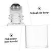 Small 2 ml Glass Roll-On Bottles, Black Roller Ball Bottles view 3