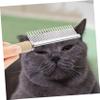 Mipcase Dog Hair Comb with Wooden Handle and Metal Teeth view 3