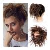 Synthetic Hair Extension with Elastic Band, Messy Wavy Bun Hairpiece for Women view 2