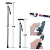Walking Cane for Seniors, Adjustable Lightweight Offset Aluminum Cane with Handle and Wrist Strap view 4