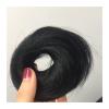 Human Hair Donut Chignon Hairpiece with Elastic Band view 1