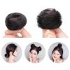 Human Hair Donut Chignon Hairpiece with Elastic Band view 3