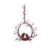 ROBAUN Bird Vinyl Self-Adhesive Wall Decal for Kids' Room and Living Room Decor, Coffee, XL 57 x 92 cm view 1