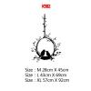 ROBAUN Bird Vinyl Self-Adhesive Wall Decal for Kids' Room and Living Room Decor, Coffee, XL 57 x 92 cm view 3