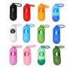 20x Dog Waste Bag Dispenser, Red, with Leash Clip, incl. 15 Dog Waste Bags view 4