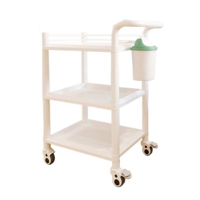 FLYIFE 3-Tier Rolling Cart for Beauty Salons and Spas, with Drawer/Without Drawers