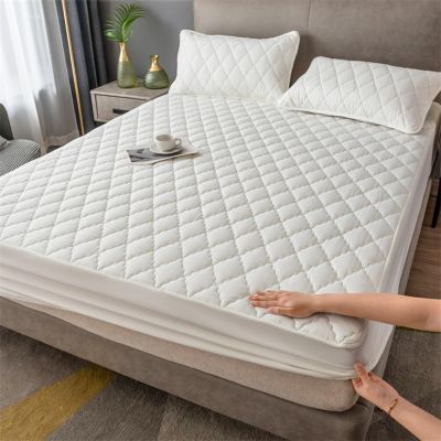 SWONE Quilted Waterproof Mattress Protector, Fitted-Sheet Style, 12" Deep Pocket, for Incontinence, Seniors, Children, Menstruating and Postpartum Women (M, 120 x 200 cm)