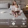 SWONE Quilted Waterproof Mattress Protector, Deep Pocket for 12-Inch Mattresses, 150 x 200 cm view 2