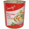 Jeden Tag Chicken Noodle Soup with Shell Pasta and Chicken, 6-Pack (6 x 800 g Cans) + usy Block view 3