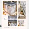 1.2 m Bed Canopy Mosquito Net with Metal Holder, Gray-1, 120 x 200 x 200 cm view 3