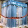 1.2 m Bed Canopy Mosquito Net with Metal Holder, Gray-1, 120 x 200 x 200 cm view 4