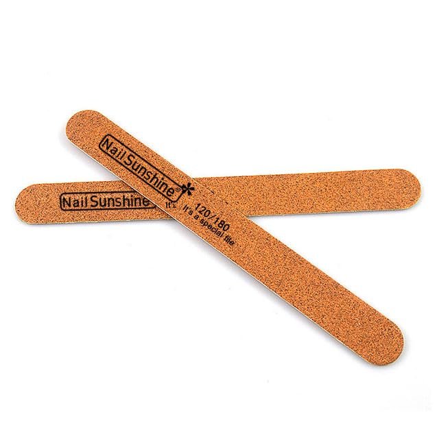 50-Piece Set of Colorful Wooden Nail Files