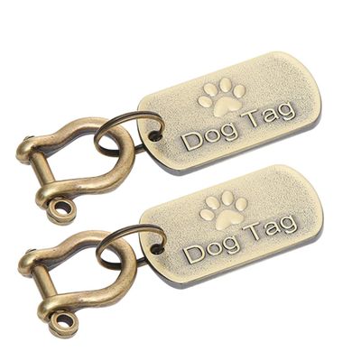 Mipcase 2-Pack Stainless Steel Pet ID Tags