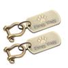 Mipcase 2-Pack Stainless Steel Pet ID Tags view 1
