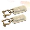 Mipcase 2-Pack Stainless Steel Pet ID Tags view 2